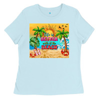 Life Is Better With At The Beach Ladies Tee | Teevron