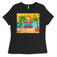 Black life is better with at the beach Ladies Tee - TumblerDesignByShophia