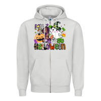 Dove Grey my 1st halloween Zipper Hoodie - BarkalooDesign