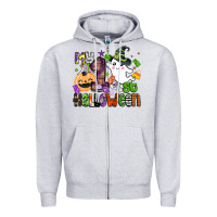 Heather Grey my 1st halloween Zipper Hoodie - BarkalooDesign