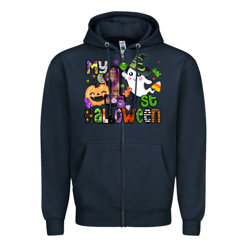 My 1st Halloween Zipper Hoodie by BarkalooDesign | Teevron