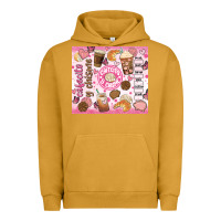 Pigment Peanut Butter cafecito y chisme Urban Hoodie - JahusDesignShop