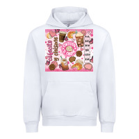 White cafecito y chisme Urban Hoodie - JahusDesignShop