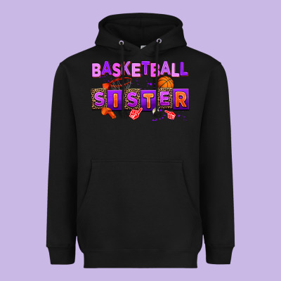 Basketball Sıster Heavyweight Hoodie Designed By Adodesignshop