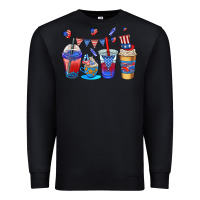 Black 4th of july coffee cups Premium Sweatshirt - AdoDesignShop