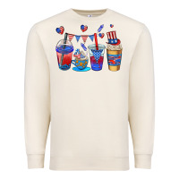 Sandshell 4th of july coffee cups Premium Sweatshirt - AdoDesignShop
