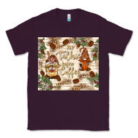Plum no talkie before coffee with gnomies Classic Tee - TumblerDesignByShophia
