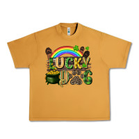 Peanut Butter Lucky dog St. Patrick's Day Urban Heavy Tee - CowGirlArtShop