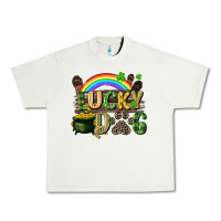 Pistachio Lucky dog St. Patrick's Day Urban Heavy Tee - CowGirlArtShop