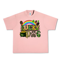 Salmon Lucky dog St. Patrick's Day Urban Heavy Tee - CowGirlArtShop