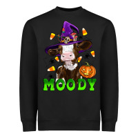 Black moody cow Heavyweight Sweatshirt - Artiststas