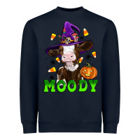 Navy moody cow Heavyweight Sweatshirt - Artiststas
