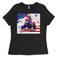 Black firework crusher 4th of july Ladies Tee - TumblerDesignByShophia