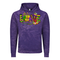 Cloud Purple love lips mardi gras Vintage Hoodie - OliviaCreatesArt