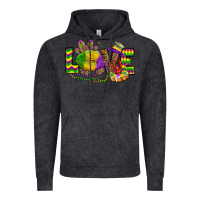 Vintage Black love lips mardi gras Vintage Hoodie - OliviaCreatesArt
