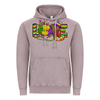 Vintage Zinc love lips mardi gras Vintage Hoodie - OliviaCreatesArt