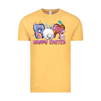 Vintage Mustard Happy Easter Dental Easter Day Vintage Tee - CowGirlArtShop