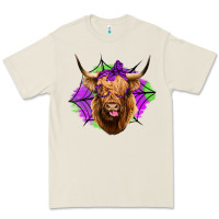 Bone halloween highland cow Premium Tee - Jasminsmagicworld