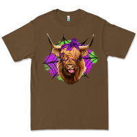 Cacao halloween highland cow Premium Tee - Jasminsmagicworld