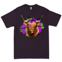 Plum halloween highland cow Premium Tee - Jasminsmagicworld