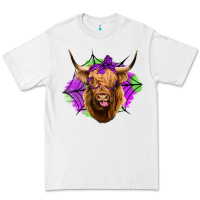 White halloween highland cow Premium Tee - Jasminsmagicworld
