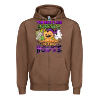 Chestnut theres some horrors in this house Zipper Hoodie - BarkalooDesign