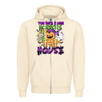 Sandshell theres some horrors in this house Zipper Hoodie - BarkalooDesign
