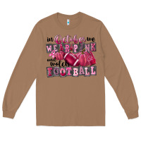 Toasted Coconut in october we wear pink and watch football Long Sleeve Tee - FaDigitalArtStudio