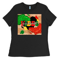 Black juneteenth vibes Ladies Tee - TumblerDesignByShophia