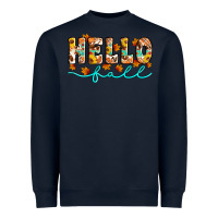 Navy hello fall Heavyweight Sweatshirt - Artiststas