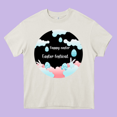 Happy Easter Heavy Core Tee Designed By Bettercallsaul