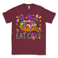 Burgundy Let them eat cake Classic Tee - HowdyJamesFarm