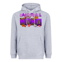 Heather Grey basketball mama Heavyweight Hoodie - AdoDesignShop
