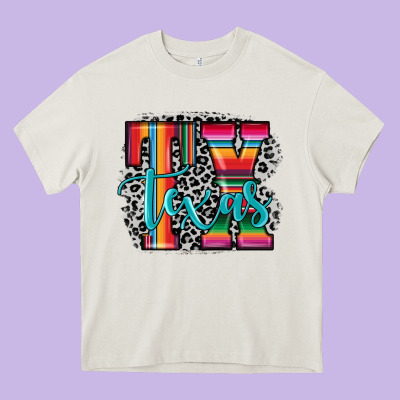 Tx Texas Heavy Core Tee Designed By Jahusdesignshop