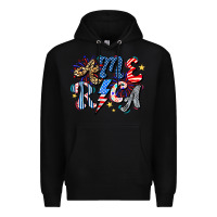Black America Premium Hoodie - CowhideDigitalArt
