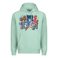 Seafoam America Premium Hoodie - CowhideDigitalArt