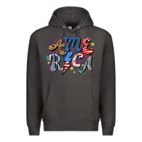 Smoke America Premium Hoodie - CowhideDigitalArt