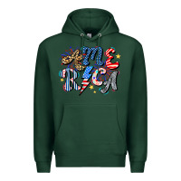Sports Green America Premium Hoodie - CowhideDigitalArt
