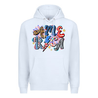 White America Premium Hoodie - CowhideDigitalArt