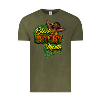 Vintage Olive Black History Month Vintage Tee - HowdyJamesFarm