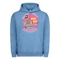 Pigment Pebble Blue funny motherhood Urban Hoodie - JahusDesignShop