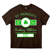Chocolate Brown Drinking Athletics Heavy Core Tee - Bettercallsaul
