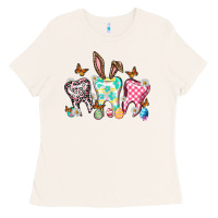 Bone Happy Easter Day teeth Ladies Tee - HowdyJamesFarm