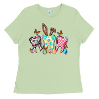 Matcha Happy Easter Day teeth Ladies Tee - HowdyJamesFarm
