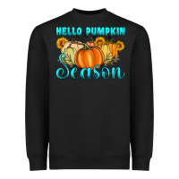 Black hello pumpkin season Heavyweight Sweatshirt - Artiststas