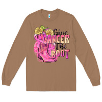 Toasted Coconut give cancer the boot Long Sleeve Tee - FaDigitalArtStudio