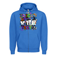 True Royal trick or teeth Zipper Hoodie - BarkalooDesign