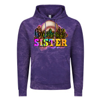 Cloud Purple baseball sister Vintage Hoodie - OliviaCreatesArt