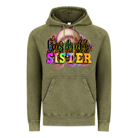 Vintage Olive baseball sister Vintage Hoodie - OliviaCreatesArt