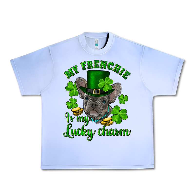 St.patricks Day My French Bulldog Is My Lucky Char Urban Heavy Tee by RanaPortraitStore | Teevron